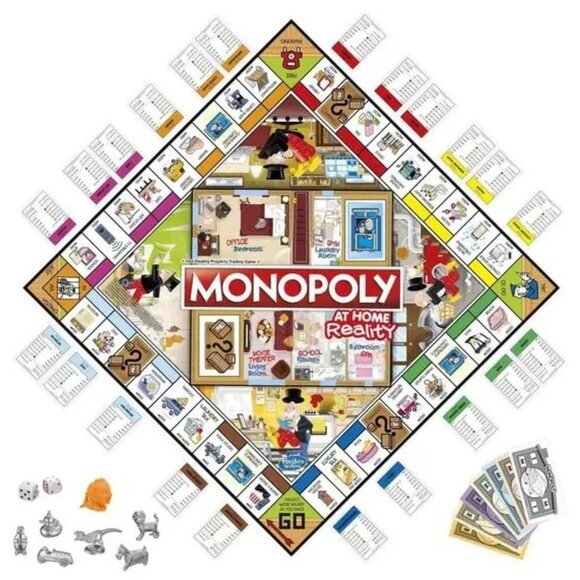 Hasbro AT Home Reality Monopoly game (new) - Picture 3 of 4